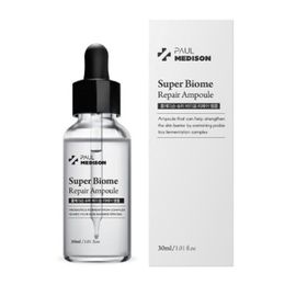 [PAUL MEDISON] Super Biome Repair Ampoule 30ml – Strengthens Skin Barrier with Probiotics & Provides Anti-Aging Care with Niacinamide and Adenosine - Made in Korea